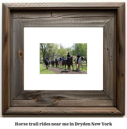 horse trail rides near me in Dryden, New York